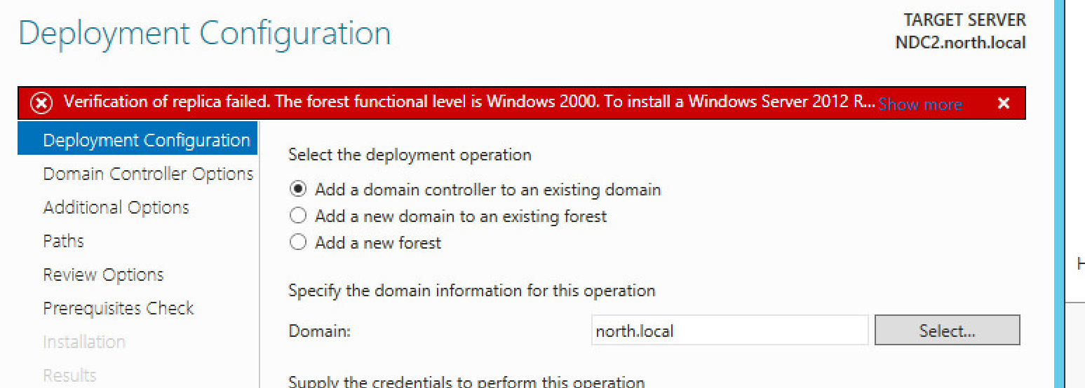 Non local verification failed. Verification of Replica failed Server 2019.